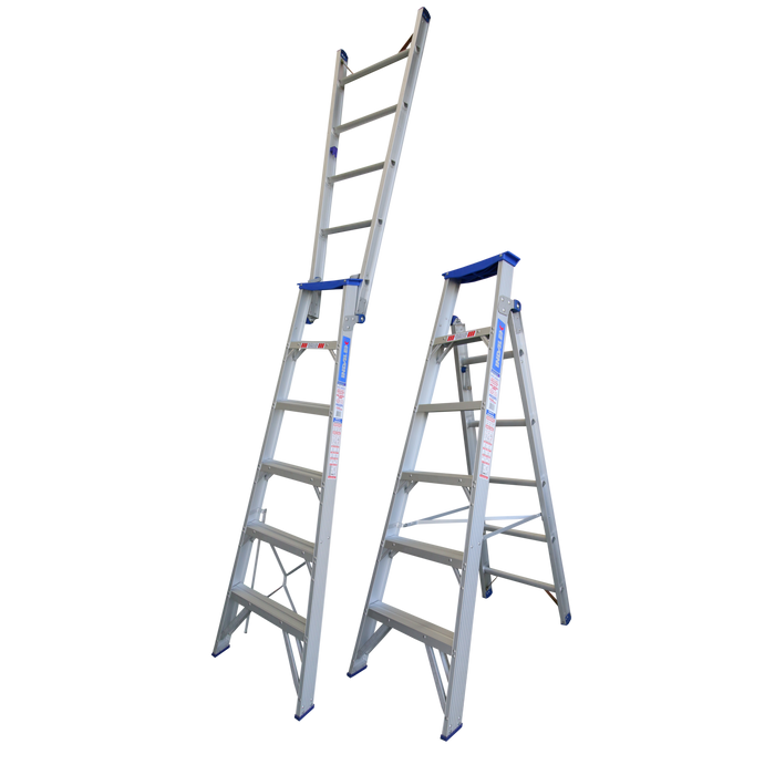 Indalex Ladder Dual Purpose Aluminium Pro Series 1.8-3.2m