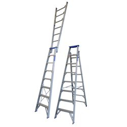 Indalex Ladder Dual Purpose Aluminium Pro Series 2.4-4.4m