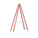 Indalex Ladder Step Doublesided Fibreglass Pro Series 4.3m