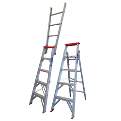 Indalex Ladder Dual Purpose Aluminium Tradesman 1.5-2.6m