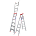Indalex Ladder Dual Purpose Aluminium Tradesman 1.8-3.2m