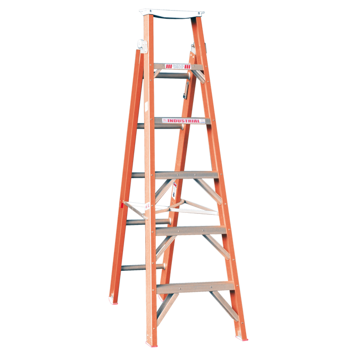 Indalex Ladder Dual Purpose Fibreglass Tradesman 1.8m