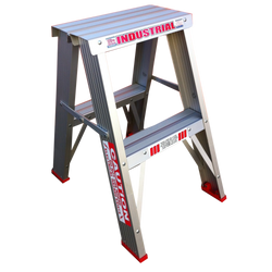 Indalex Ladder Step Doublesided Aluminium Tradesman 0.6m