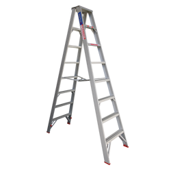 Indalex Ladder Step Doublesided Aluminium Tradesman 2.4m