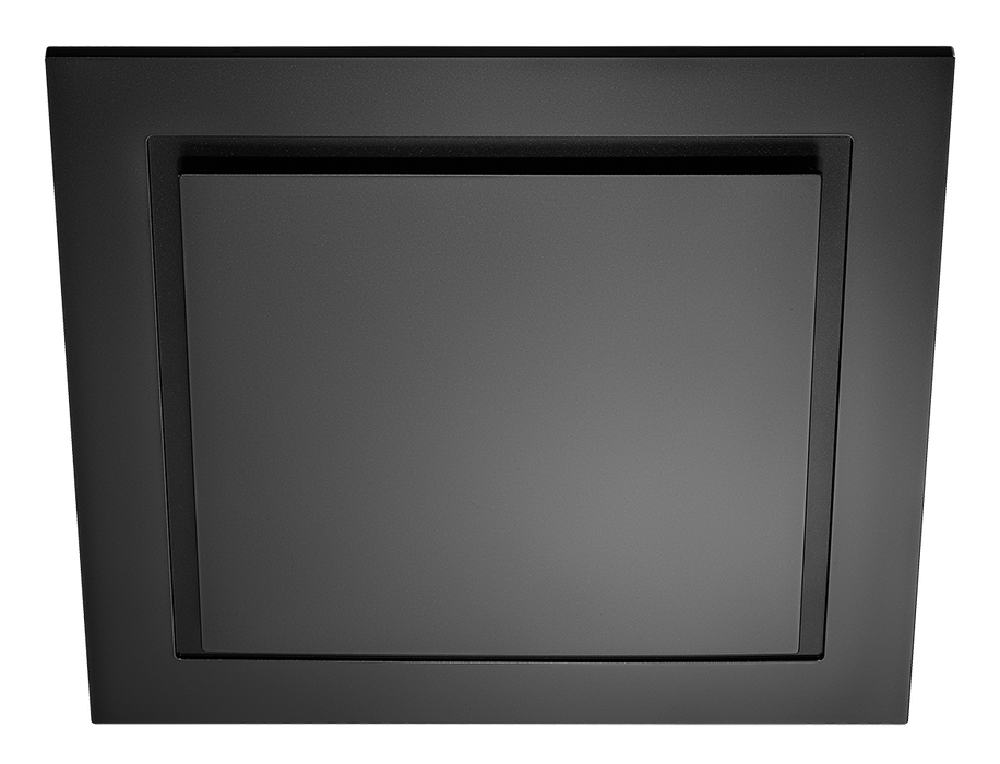Manrose Designer Contour System 225/250 250mm Square Fascia Black Simx