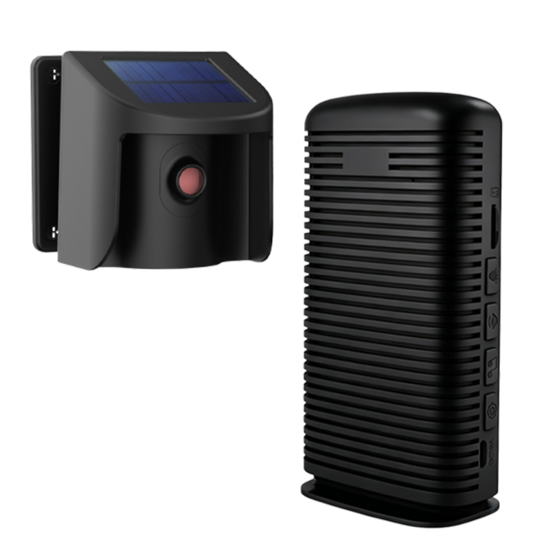 Arrowhead Solar Wireless Driveway Sensor with Indoor Chime