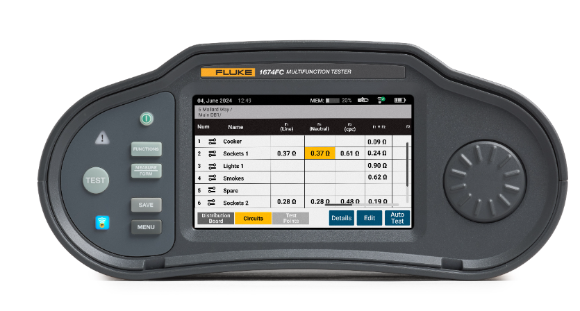 Fluke 1674FC Installation Tester + Trutest