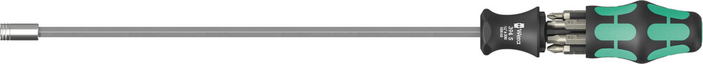 Wera Kraftform Kompakt 27 XL Universal Imperial Set 1 Bit Set & Bitholding Screwdriver w/ Rigid Blade