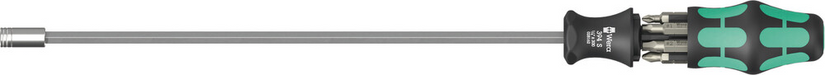 Wera Kraftform Kompakt 27 XL Universal Imperial Set 1 Bit Set & Bitholding Screwdriver w/ Rigid Blade