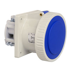 Walther-Werke CEEtyp 230V, 3 Pole, 125 Amp, Straight Panel Socket