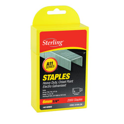 Trucut Sterling 140 Series Plastic Box Staples 6mm x 2000
