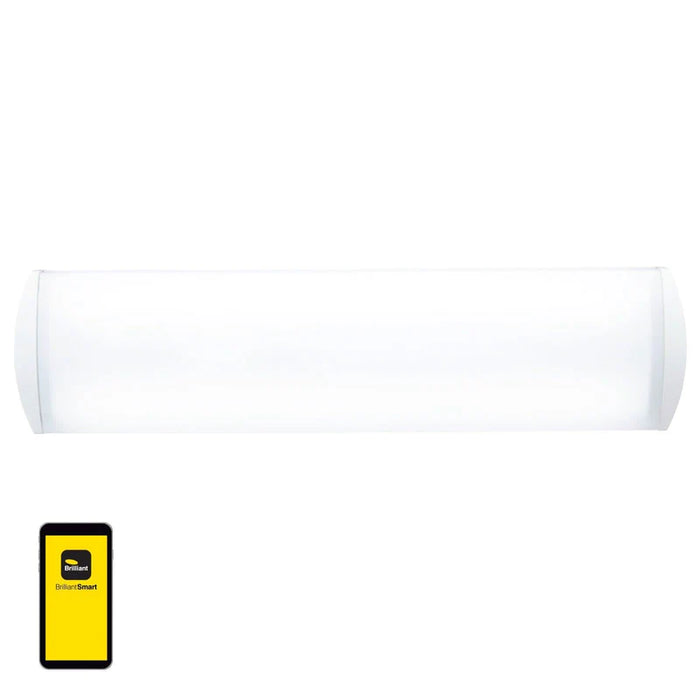 Brilliant Smart Saber BT Mesh 24W 600mm Led Batten - White