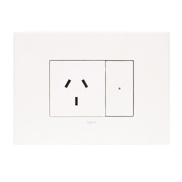 Legrand HPM Arteor with Netatmo smart single powerpoint vertical white