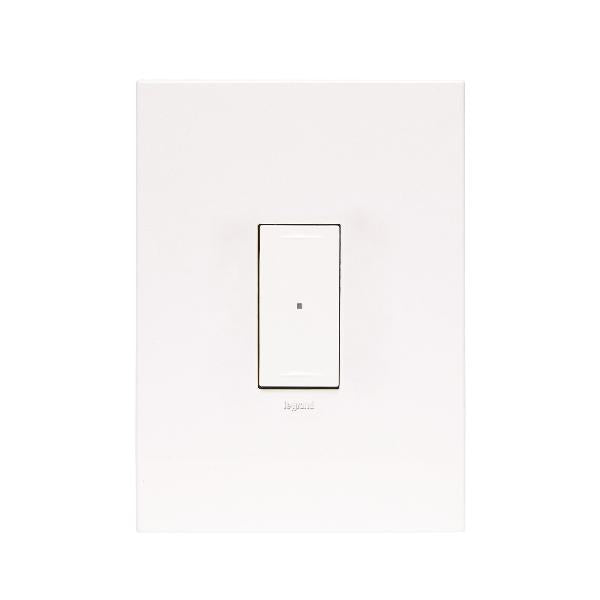 Legrand HPM Arteor with Netatmo smart light switch 1 gang vertical white