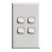 Legrand HPM Four gang 10A WE