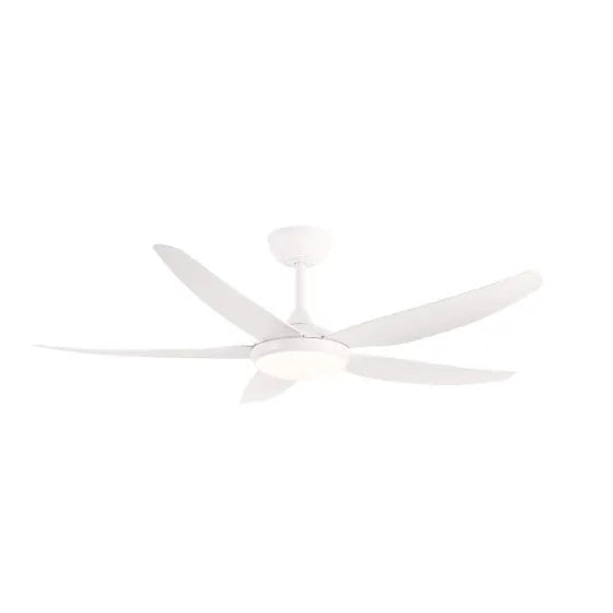 AMARI 56" DC CEILING FAN 5 BLADE 24W DIM CCT LED - WHITE