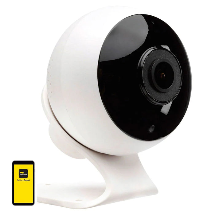 Brilliant Smart Droplet Wi-Fi 1080P Camera - White