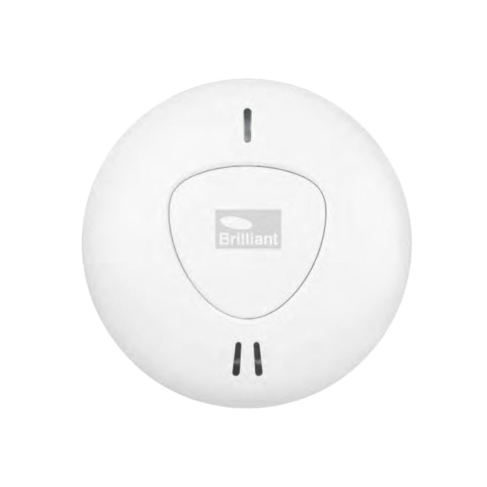 Brilliant Interconnect Smoke Alarm 10yr Batt - White