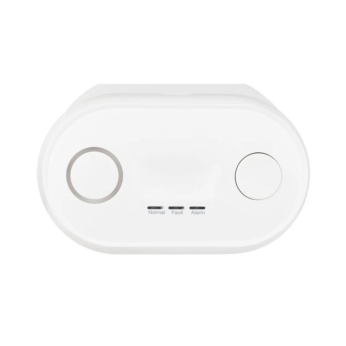 Brilliant Carbon Monoxide W/Batt Interconn Alarm - White