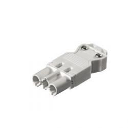Wieland GST18I3 Connector 3 pole WHITE male screw