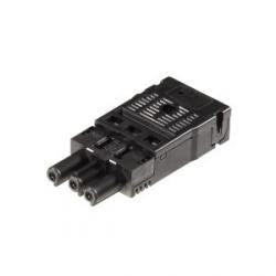 Wieland GST18i3 Connector 3 pole BLACK female  spring clamp