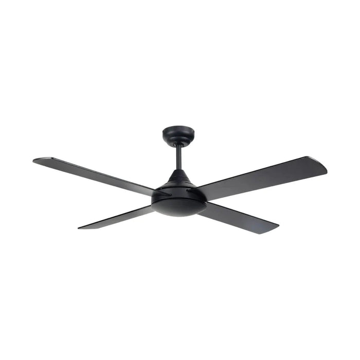 Brilliant Tempo Plus 48" Ceiling Sweep Fan With Plywood Blades Black