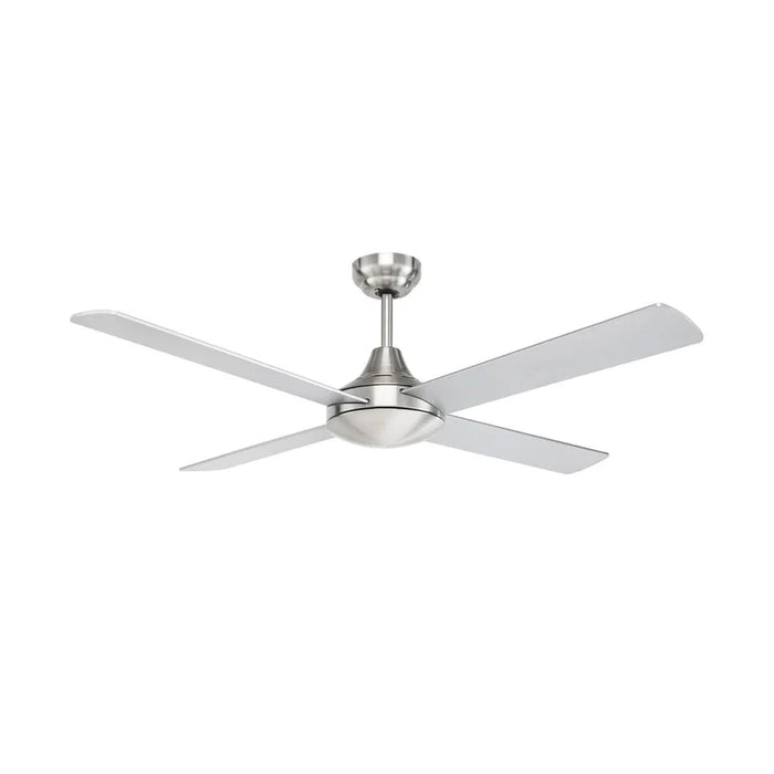 Brilliant Tempo Plus 52" Ceiling Sweep Fan With Plywood Blades Chrome