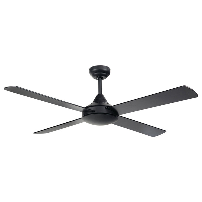 Brilliant Tempo Plus 52" Ceiling Sweep Fan With Plywood Blades Matt Black
