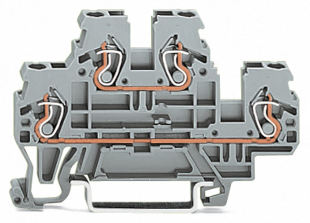 EngComp Wago Double-deck terminal block Through/through terminal block ...