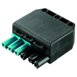 Wieland GST18I6S Female Connector (3 Power + 3 Control)