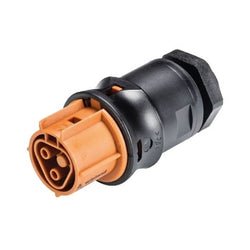 Wieland RST20I2 - Female Brown Panel Mount - 2 Pole (external M20 Th