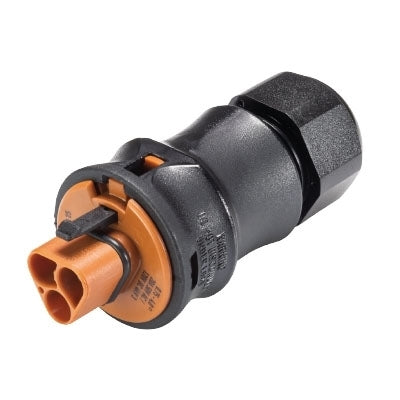 Wieland RST20I2 - Male Connector Brown - 2 Pole - (6 to 10mm)