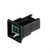 Wieland BST14I2F Male Panelmount (2 pole) spring clamp (GREEN)