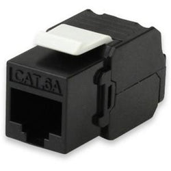 Austfibre AFL CAT6A 180 Degree UTP Black Keystone Jack