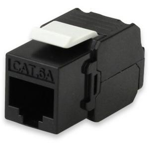 Austfibre AFL CAT6A 180 Degree UTP Black Keystone Jack