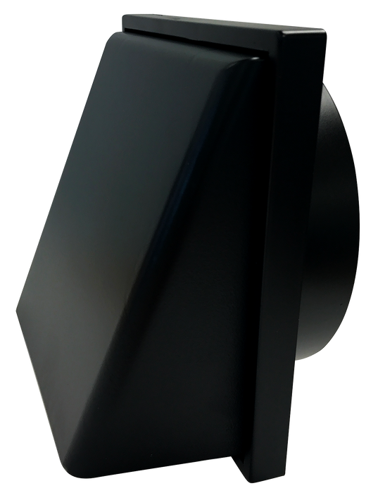 Manrose 150mm Designer Weather Proof Cowl Painted Black Simx