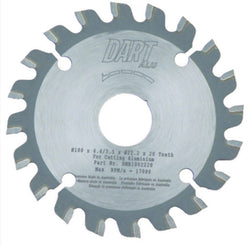 Trucut Dart  Aluminium Milling Blade 125mm 24T 22mm Bore