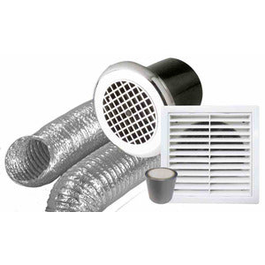 Basec CP LP WALL/CEIL FAN 3M LP RND + FXD GRILLE Simx