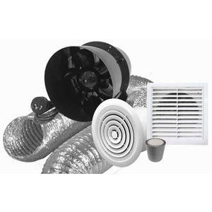 Basec CP TWN FAN PLUG 3M RND + FXD GRILLE Simx