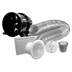 Basec CP TWN FAN PLUG 6M RND + FXD GRILLE + SKT Simx