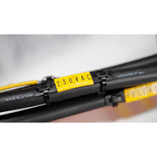 PARTEX POK 10/4 DISC YELLOW:E CABLE MARKERS