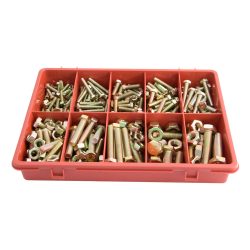 JAMEC ASSORT BOLTS & NUTS MET 290PC