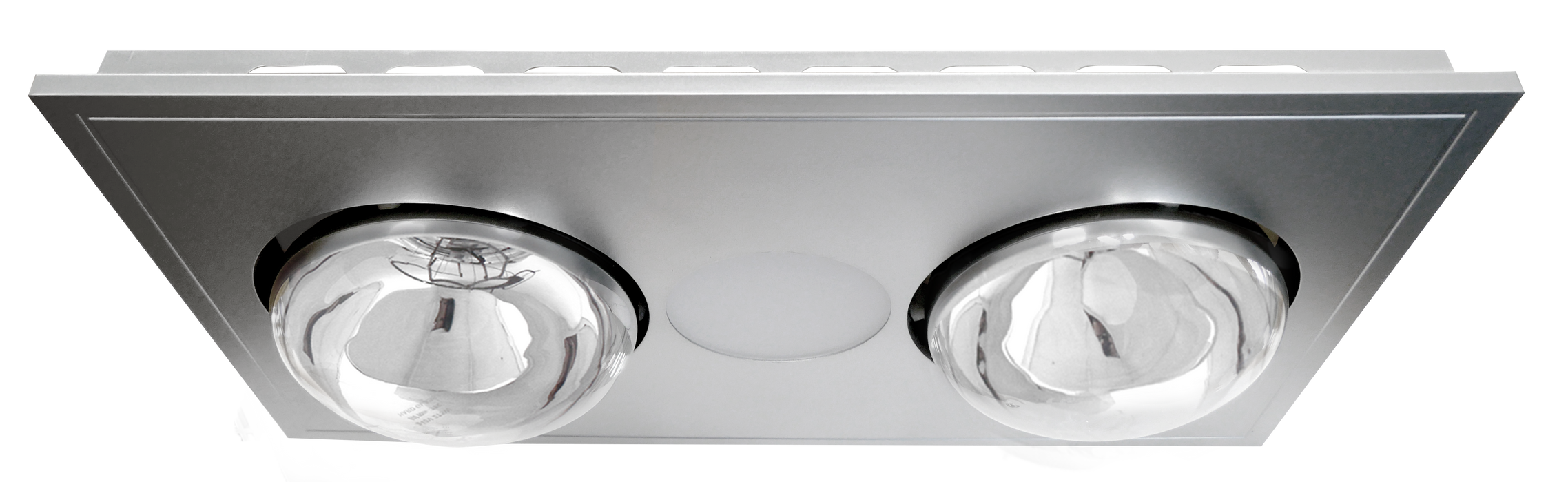 Manrose MANROSE DESIGNER SATIN LED HFL2 SILVER Simx