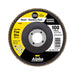 Trucut Sheffield Flap Disc Silver Inox Stainless 100mm x ZK120 Grit