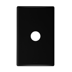 Legrand HPM ED 1 GANG COVERPLATE BLACK