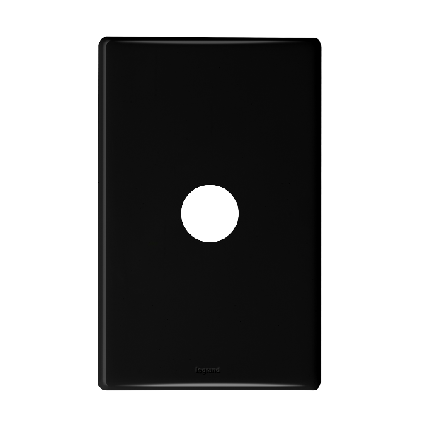 Legrand HPM ED 1 GANG COVERPLATE BLACK