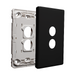 Legrand HPM ED 2 GANG GRID&COVPLATE BLACK