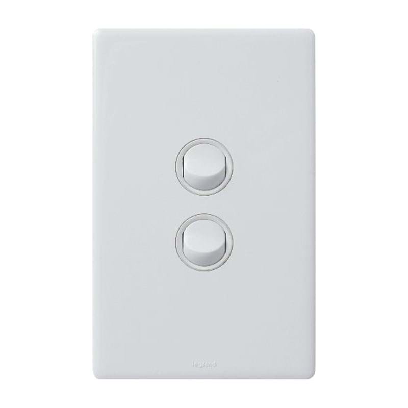 Excel Life Legrand Switch ED 16A 2G WE — Scott Electrical