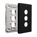 Legrand HPM ED 3 GANG GRID&COVPLATE BLACK