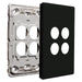 Legrand HPM ED 4 GANG GRID&COVPLATE BLACK